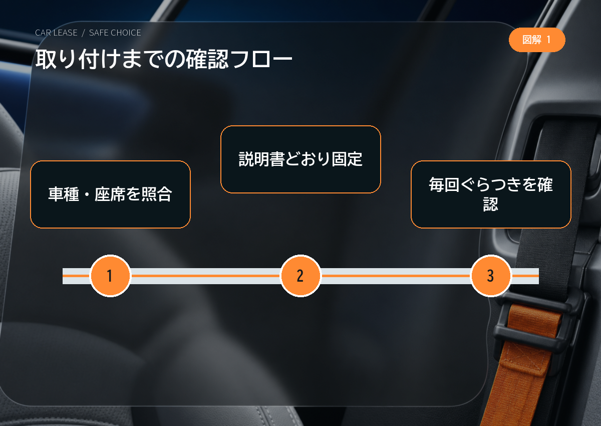 取り付けまでの確認フロー